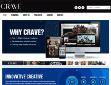 Tablet Screenshot of craveonlinemedia.com